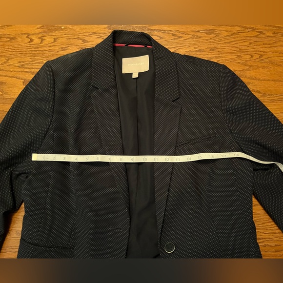 Banana Republic Navy Polka Dot Blazer - Picture 2 of 7